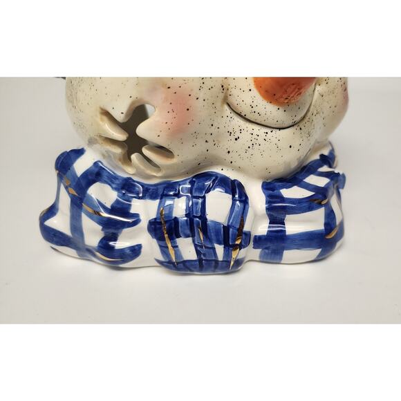 Metal Tealight Tall Snowman/ Variations Ceramic Tea Light Candle Holder - Picture 10 of 16